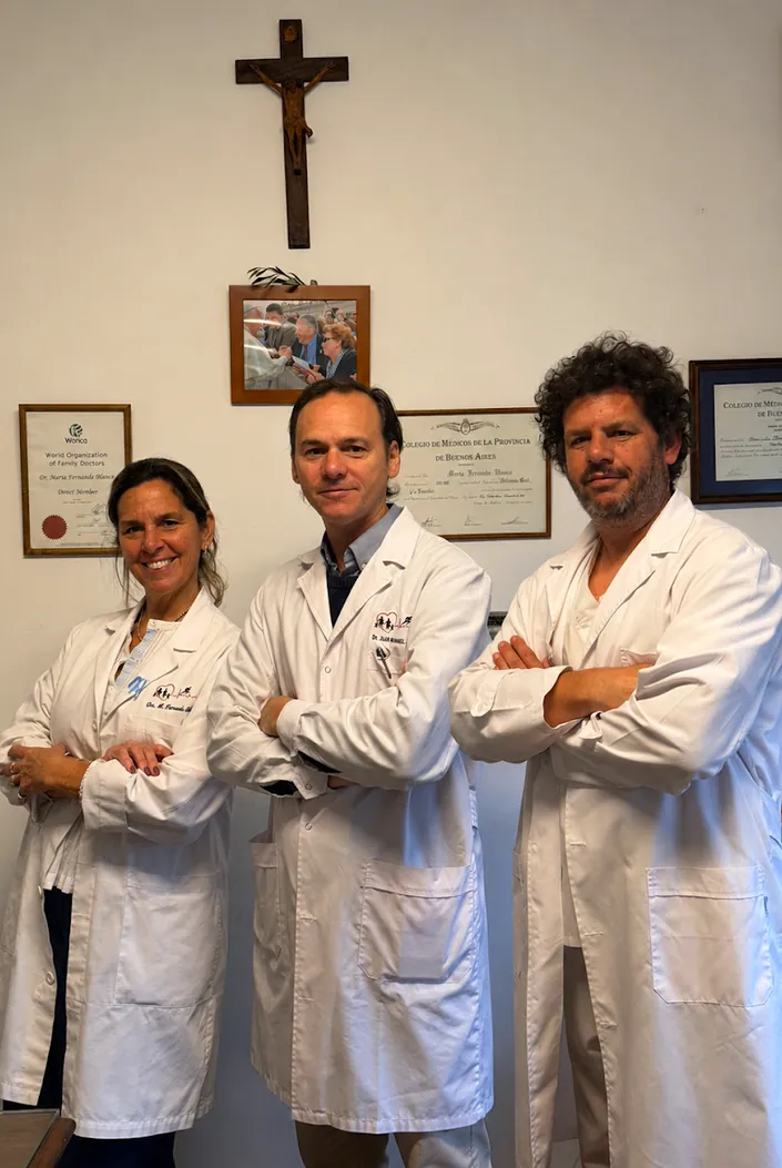 Consultorio Dres. Blanco, Dra. Maria Fernanda Blanco, Dr. Juan Manuel Blanco, Dr. Javier Blanco. Consultorio medico. Quilmes.