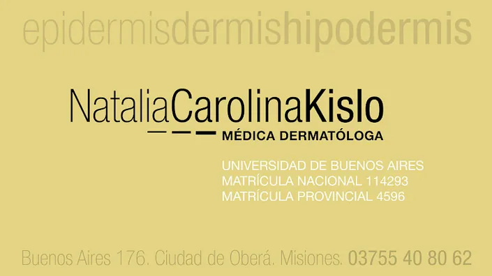 Consultorio Dermatologico Natalia Carolina Kislo